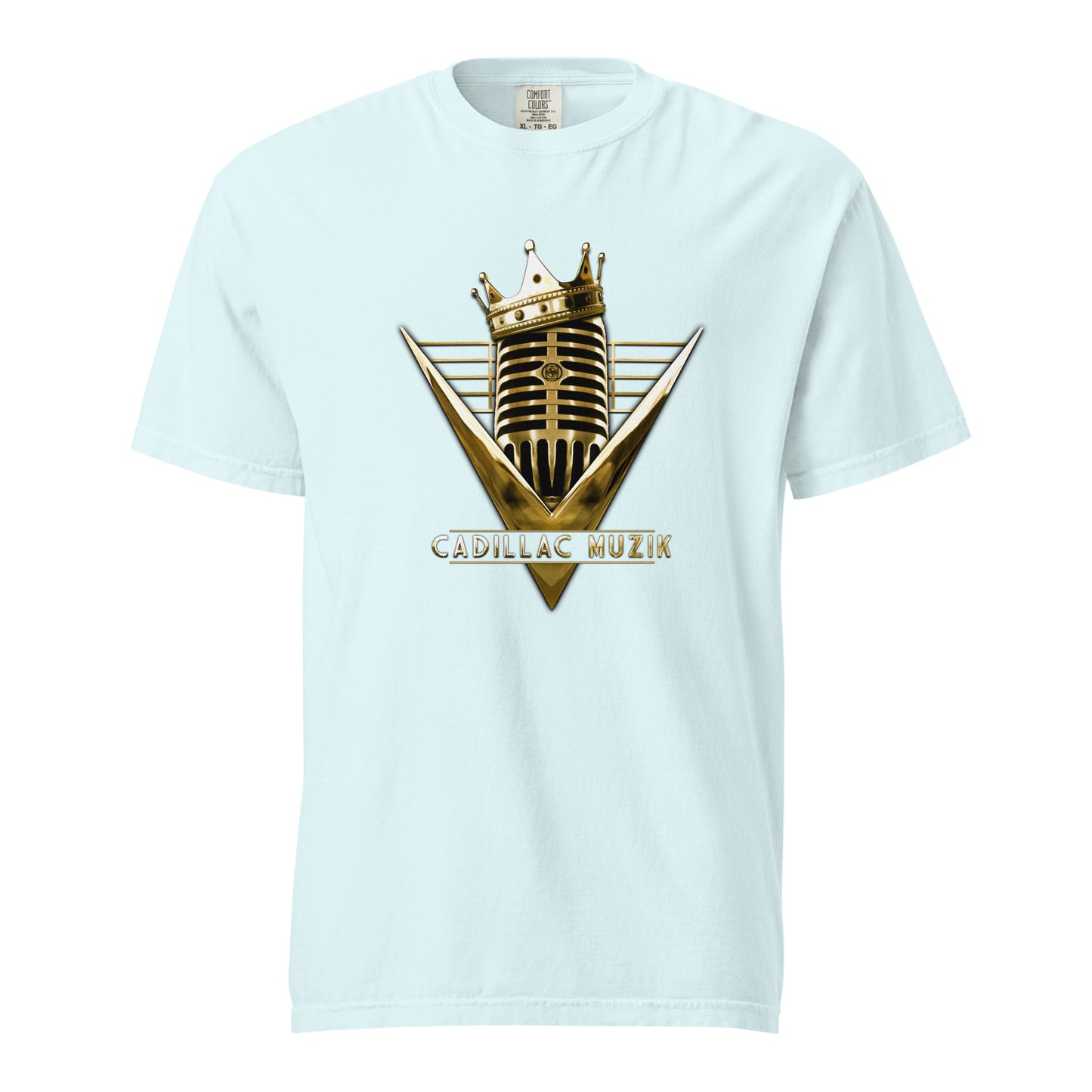 Unisex Vintage-Style (Garment-Dyed) Cadillac Muzik T-Shirt