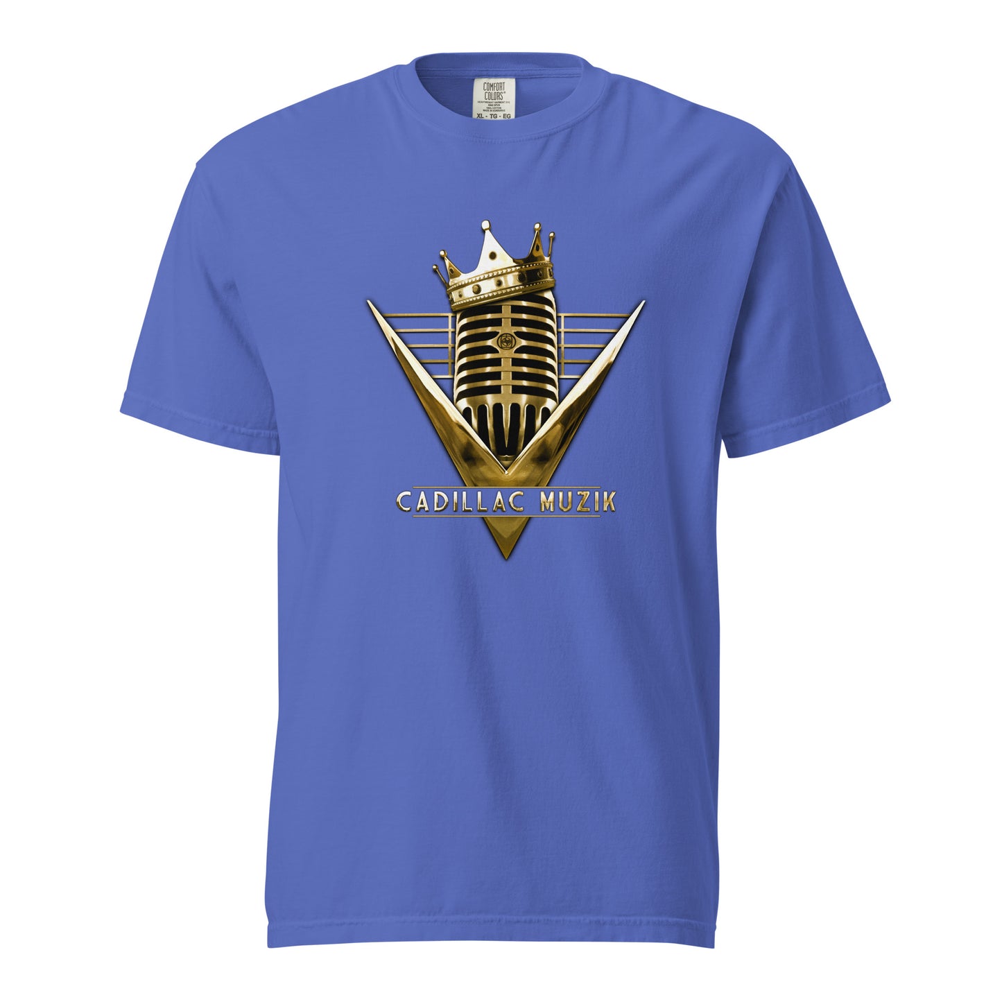 Unisex Vintage-Style (Garment-Dyed) Cadillac Muzik T-Shirt