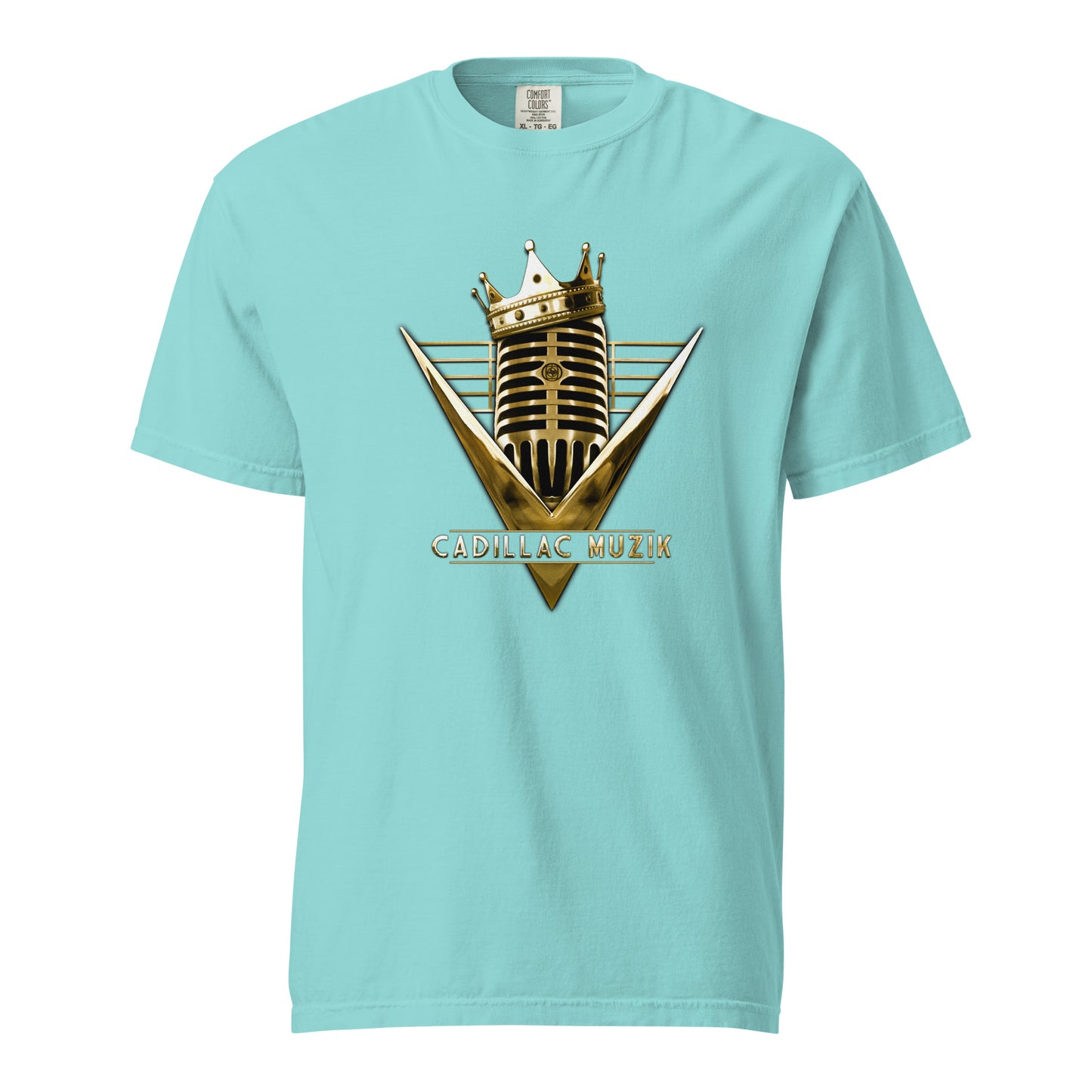 Unisex Vintage-Style (Garment-Dyed) Cadillac Muzik T-Shirt