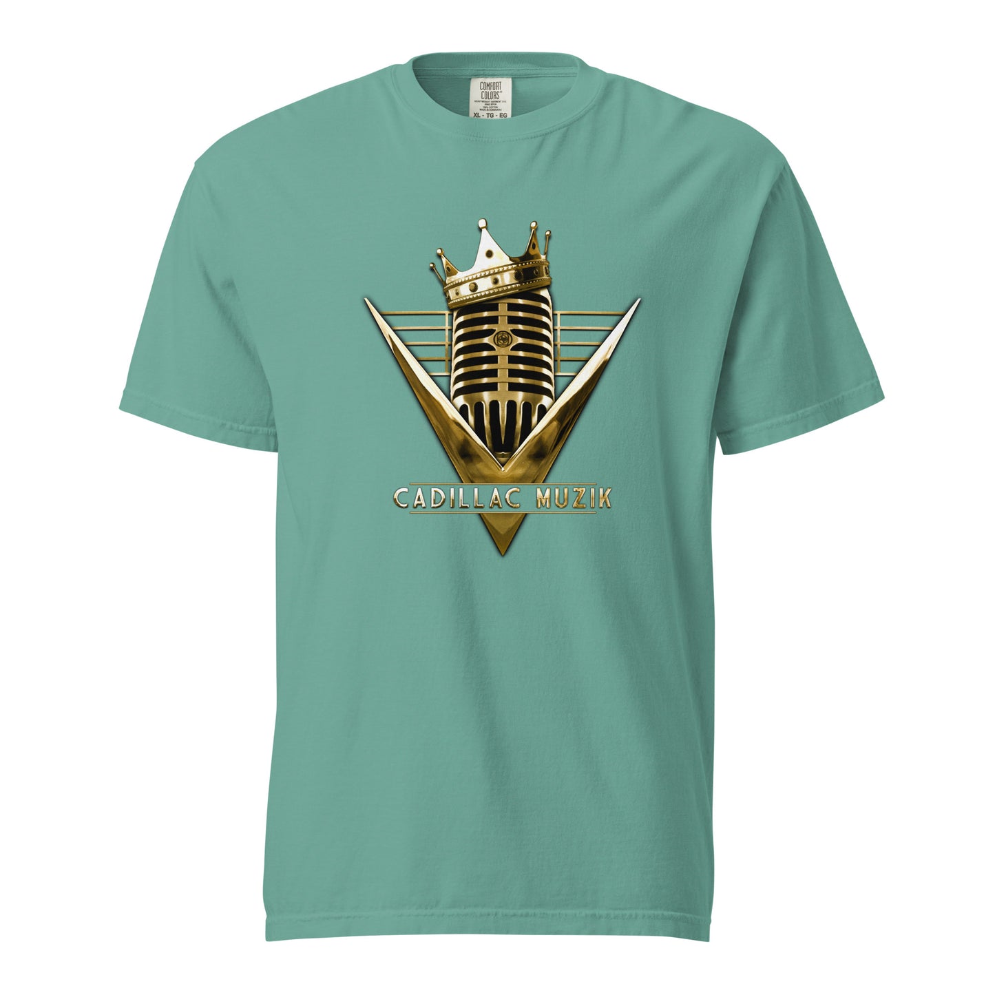 Unisex Vintage-Style (Garment-Dyed) Cadillac Muzik T-Shirt