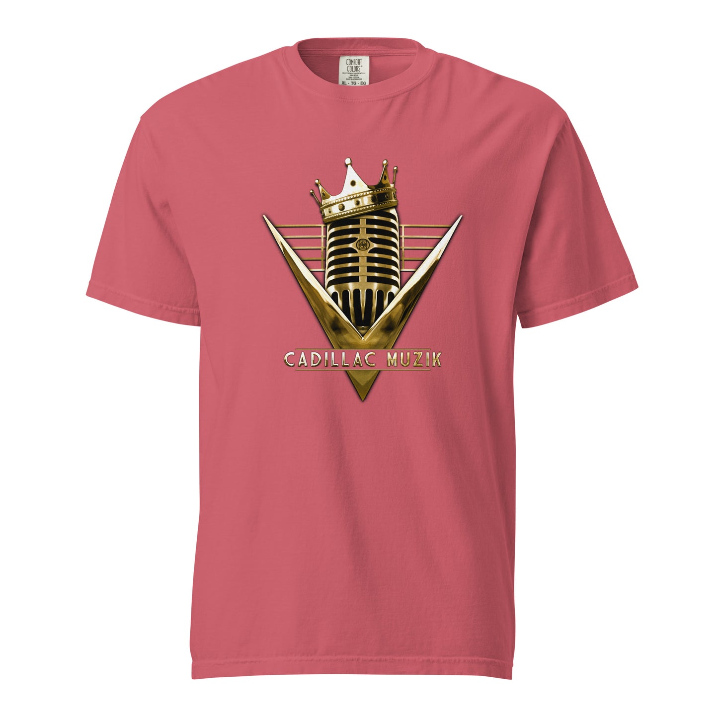 Unisex Vintage-Style (Garment-Dyed) Cadillac Muzik T-Shirt